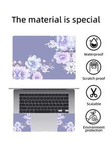 笔记本电脑贴膜贴纸 15.4 英寸 15.6 英寸笔记本电脑乙烯基贴膜保护套（含 2 个腕托贴膜） - 查看 6