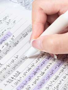 2支/套趣味中性笔，ABCD答题笔，新颖减压旋转圆珠笔，旋转减压趣味按压圆珠笔，速干，可用于标记、签名，办公黑色笔，创意可爱文具，软握学生文具礼品，办公减压学习用品，返校季，节日礼物 - 預設 - 查看 8