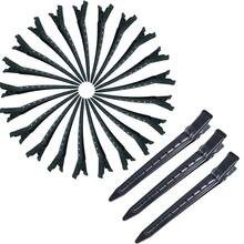 20pcs Black Metal Wire Hollow Alligator Hair Clip Hair Clip, Crocodile Clip Hair Clip, Hair Styling Fixing Clip, Suitable For Hairstyle Design, Dyeing, Silver, Styling (Unisex), Claw Clip, Hair Clip, Hair Clip, Hair Accessory, Hairpin, Summer, Holiday, Travel, Festival, Party - Black 2 - View 7