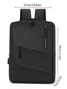 New Arrival Boy's Backpack, Large Capacity Business Laptop Bag, Casual Travel Outdoor Rucksack - Multicolor - View 4