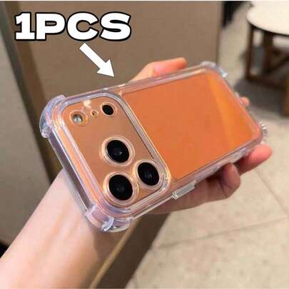 1pc Transparent TPU Phone Case, Compatible With Apple 17/17 Air/17 Pro/17 Pro Max, Four-Corner Protection, Shock-Proof, Scratch-Resistant, Clear Phone Case, Suitable Compatible With Iphone 17, 16, 15, 14, 13, 12, 11 PRO MAX Plus, SE, 7, 8 Plus, Apple Phone Case, Anti-Drop Phone Case, Minimalist Phone Case, Solid Color Phone Case, TPU Shock-Proof Phone Case, Scratch-Resistant, Suitable As Gift For Birthday, Easter, Christmas, For Family, Friends, Boys, Girls, Classmates Or School Occasions.