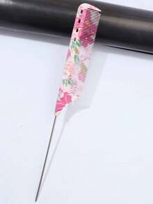 Peine de acero con púas, resistente al calor y antiestático para peluquería - Multicolor - Ver 9