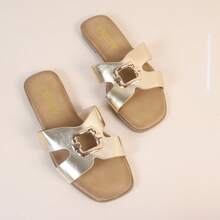 angelica Sandales plates pour femmes - Air - Voir 4