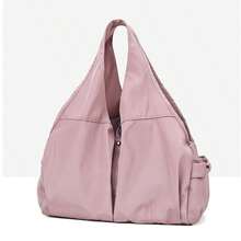 Bolsa de gimnasio y yoga impermeable de gran capacidad para mujer, con compartimentos independientes de múltiples capas y separación de seco y húmedo, bolsa de deporte portátil para ocio al aire libre - Rosa vieja - Ver 1