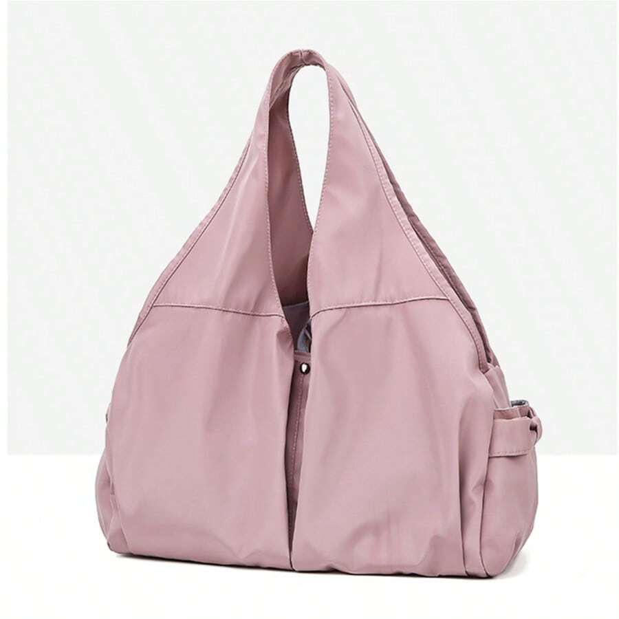 Bolsa de gimnasio y yoga impermeable de gran capacidad para mujer, con compartimentos independientes de múltiples capas y separación de seco y húmedo, bolsa de deporte portátil para ocio al aire libre - Rosa vieja - Ver 1