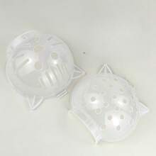 1pc Cat Head Cone, Anti-Lick Anti-Bite Spherical Cat Collar, Anti-Scratch Pet Space Helmet - Clear - View 6