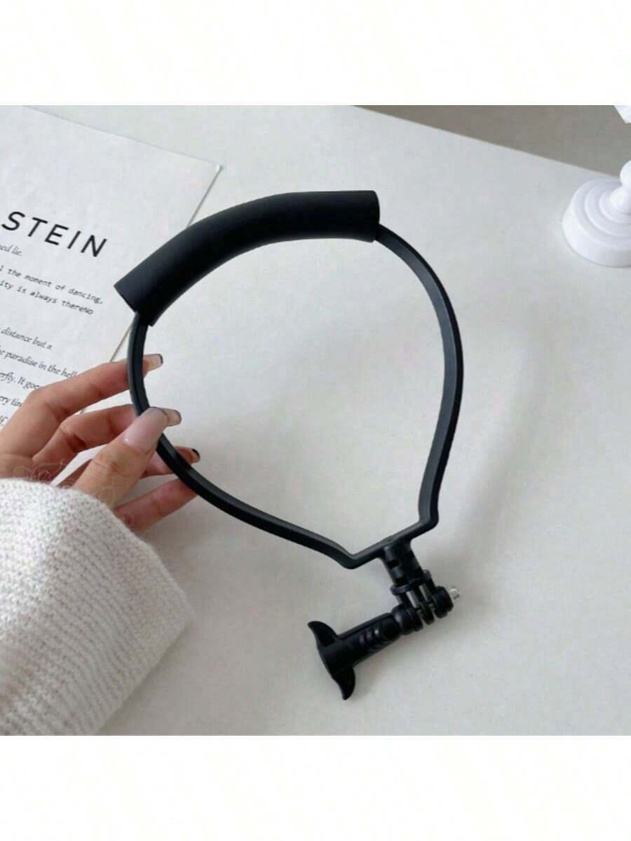 ABS Neck-Mounted Action Camera Mount, Rotating Shooting Neck Bracket, Vertical Screen, Hands-Free, POV Vlog Accessory, Compatible With / D/J/I - View 1