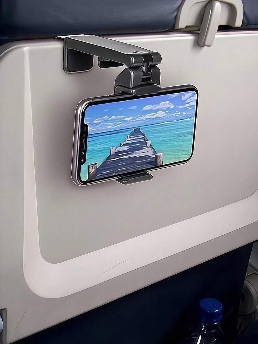 通用飞机手机支架，360°旋转多角度手机支架，手机支撑架，旅行必备，办公桌和车载手机支架