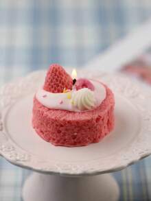 1pc Round Cake Mold Silicone Candle Wax Mold - A-White - View 3