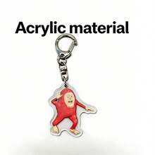 1个学生背包钥匙扣“社交牛神兵”，抽象丑萌造型，趣味抽象（章鱼怪兽/笑脸脚/古怪玩偶），可挂在背包侧袋，课间拿出钥匙瞬间成为课堂焦点。轻巧耐用，奇趣设计，越看越喜欢。既是钥匙扣又是背包装饰，可挂在宿舍/校园卡钥匙上，找钥匙时带来“喜剧效果”。深受个性青年喜爱：丑萌对比鲜明，挂在包包上吸引眼球，成为社交话题，每日携带，快乐加倍。 - 彩色 - 查看 4