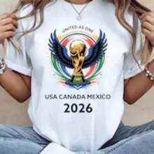 World Cup Shirt|  World Cup T Shirt| USA World Cup Shirt| Football 2026 Shirt| World Cup 2026 T-Shirt| Unisex ® - 橄欖綠 - 查看 7