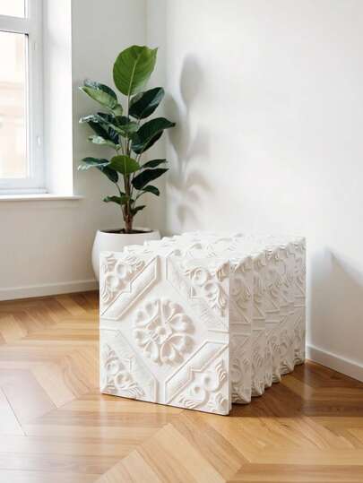 5pcs Minimalist Self-Adhesive Wall Stickers, Square Removable Wall Decals, Waterproof Dust-Proof Wall Repair Patches, Cover Blemishes & Scratch Resistant, Suitable For Home, Rental, Office Wall Decor