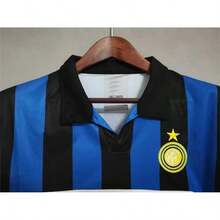 Inter Milan 1998-99 Ronaldo 9 Blue And Black Retro Player Shirt - Màu xanh lam - Xem 5