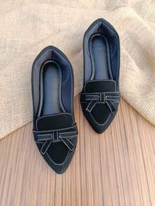 Women Flats - 黑色 - 查看 3