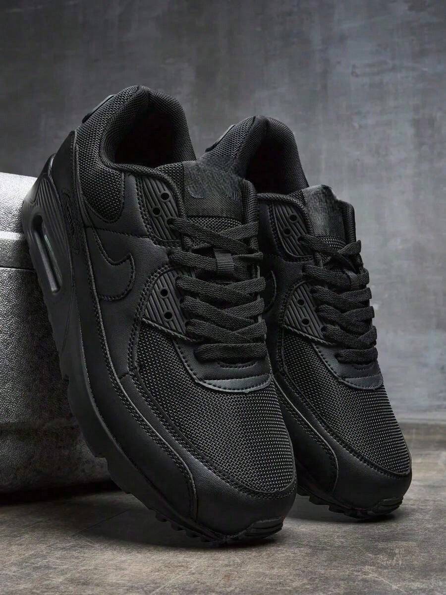 Men's 90 Running And Walking Shoes - Comfortable And Lightweight - Negro - Ver 1