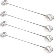 4/1pc Stainless Steel Honey Dipper Sticks,Beverage And Juice Mixing Stick And Honey Spoon Dippers Stir Sticks Mixing Spoon For Honey Melted Chocolate Albumen - View 10