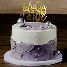 1pc/3pcs Acrylic "Feliz Dia Papa" Cake Topper, Father's Day Birthday Party Decor - Multicolor - View 2