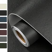 6.56ft Self Adhesive Leather Repair Patch Tape Black Brown Faux Leather Peel And Stick PU Vinyl Repair Sticker For Sofa Couch Furniture Car Seats Chairs Jackets Bags DIY Upholstery Fix - B - View 2