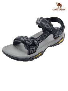 CAMEL CROWN รองเท้าแตะกีฬาสำหรับผู้หญิง, รองเท้าแตะเดินป่า, รองเท้าเสื่อโยคะ, รองเท้าลุยน้ำกลางแจ้งน้ำหนักเบา - สีดำ - ดู 1