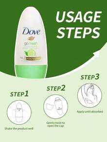 Dove 40毫升多芬黄瓜香型止汗走珠，清爽不黏腻，温和呵护女性腋下肌肤，适合日常使用。 - 40ml 黃瓜 女士 - 查看 4