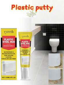 Plastic Steel Putty, Home Kitchen Bathroom Caulk Repair Waterproof Mildew-Resistant Sealant Material - A - View 1