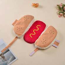 汉堡包造型宠物服装，趣味热狗宠物服装，万圣节狗狗服装 - 彩色 - 查看 6