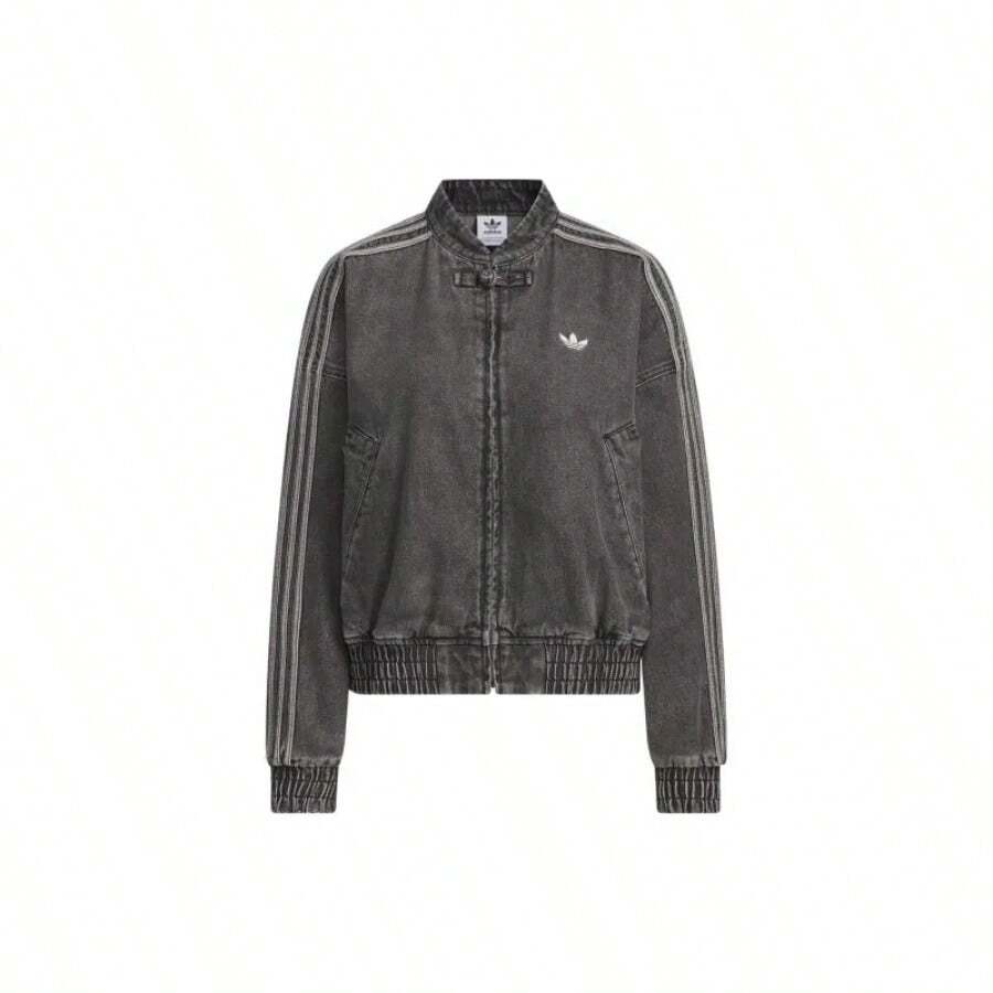 Adidas Originals CNY Year Of Snake Jacket Women's Denim Black JY8274 - màu đen - Xem 1