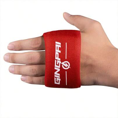 GINGPAI Knokkelbeschermers van gel met handwraps, vingergewrichtsbescherming voor Muay Thai, MMA en boksen