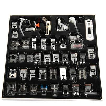 42pcs Sewing Machine Presser Foot Set, Multi-Functional Universal Sewing Machine Accessories, Sewing DIY Tools Full Set, Sewing Machine Parts