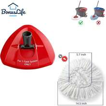 BonusLife 2 - Pack Mop O - Ceda EasyWrin Spin Mop Refill 1 - System Only Easy Cleaning Microfiber - Cloth Cover 1pc - View 4
