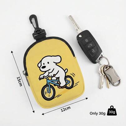 便携式宠物训练食品袋，拉链开口防止食物溢出，多种颜色可选，适合宠物爱好者和训练场所，无需用电