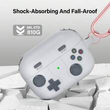 Game Thick Silicone Gaming Headphone Case + Anti-Theft Lock Compatible With Apple Pro2/Pro/4/3, Unisex Headphone Case, Fashion Headphone Case - Multicolor - View 11