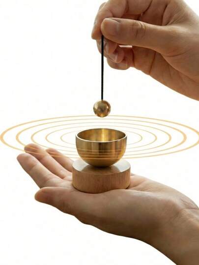 Mini Singing Bowl Set - Meditation Singing Bowl, Clear And Melodious Sound, Suitable For Yoga, Meditation, Relaxation, Mindfulness Practice, Chakra Healing, Self-Regulation, Unique Spiritual Gift, Elegant Decor, Compact And Portable, Healing Sounds