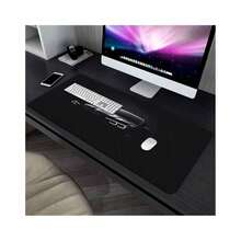 1 pieza Alfombrilla de ratón grande de diseño de coche negro de moda, accesorios de escritorio de goma antideslizante para oficina y juegos, alfombrilla para teclado decorativa - Tapete para ratón - Ver 4