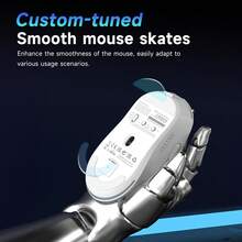 Ratón inalámbrico para juegos AJAZZ NJ08 MC de triple modo, sensor PAW3311, 24000 DPI, 70g de peso ligero, RGB, Tipo-C - Ver 9