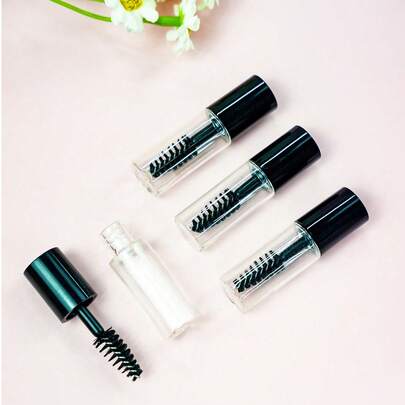 28 piezas de 3ml Tubos de máscara vacíos, moldeados por inyección, transparentes, rellenables, botellas de muestra de cosméticos DIY, compactos y transparentes, adecuados para el empaque de cosméticos de viaje, cosméticos, a precio asequible, decoración de habitaciones, tocador, viaje, dormitorio, accesorios de maquillaje, regalo de Navidad, cosméticos, herramientas de maquillaje, barato y bueno, regalo, regalo para mujeres, regalo de Navidad