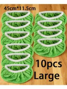 1pc/10pcs Super Absorbent Reusable Mop Pads, Polyester Cleaning Cloths, Suitable For Dry & Wet Floor Cleaning, Easy To Replace, Applicable For Household Cleaning, Dry & Wet Wiping | Connecting Pads | Cleaning Cloths, Floor Cleaning Mop Pads - Multicolor - View 23