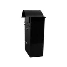 Post Box Wall Mounted Blk Large Letter Mailbox Outdoor Letterbox With Lock - C - View 3