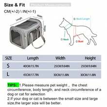 1 pièce Couleur et style expédié au hasard, Sac de transport pour chat, Sac de transport portable pour petits chiens, Sac à dos pour chat pliable et respirant - Multicolore - Voir 2