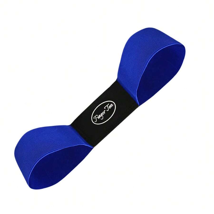 FINGER TEN Golf Swing Training Aid Swing Correcting Trainer Tool For Golfers Beginners Arm Elbow Posture Teaching Accessory For Golf Club Practice 1 Pack - Blue - View 1