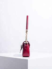 2025 New Minimalist Chic Underarm Small Square Bag, Versatile Shoulder Crossbody Bag For Women - Burgundy - View 9