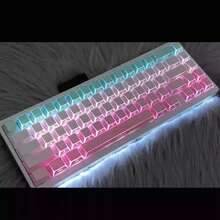 The Mechanical Keycap Set 134 Is Compatible With The 68/98/87 Universal Model, With Foldable Keycaps That Have Transparent Edges And Mechanical Keyboard Keycaps. - View 7