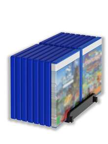16-Slot High Capacity Game Disc Storage Holder Stand, Suitable Switch Game CDs, 1pc Black - View 7