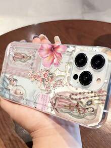 1个独特的十字架和圣母玛利亚图案透明TPU手机壳，具有防震防指纹功能，兼容 16 Pro/16 Plus、15/15 Pro Max/15 Pro、11/12/13/14 Pro Max、11 Pro/11 Pro Max、12 Pro/12 Pro Max、13 Pro/13 Pro Max、14 Pro/14 Pro Max及系列，软壳设计，时尚创意 - 彩色 - 查看 2