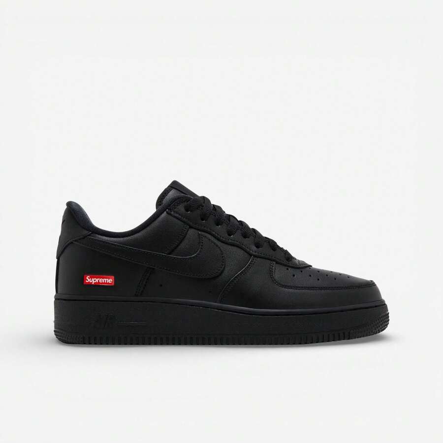 Nike Air Force 1 Supreme Black - Black - View 1