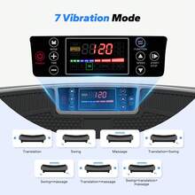 MERACH 4D Vibration Plate Exercise Machine, 7-In-1 Vibration Plate With Glide, Swing & Massage, Vibrating Plates With Whole Body Workout Sculpting Platform For Home Fitness For Women Men - Xem 4