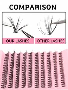 10 Pairs 30D Eyelashes, European And American Cat Eye Style, Segmented False Eyelashes! 200 Clusters Large Capacity, D-Curl 3D Curled And Lifted, 8-16mm Multi-Length Freely Matched, Easy To Create Profound Biracial Eye Makeup. Beginner-Friendly, No Skill Required, One-Step Application, DIY Segmented Design, Greatly Saves Makeup Time, Suitable For Daily Commute, Dates, And Parties - D - View 4