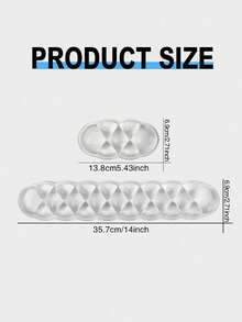 Đệm kê cổ tay bằng gel, hỗ trợ cổ tay và cánh tay khi dùng bàn phím, giúp giảm đau khi gõ bàn phím và chuột, phù hợp cho văn phòng/máy tính/máy tính xách tay/chơi game (Màu trắng trong suốt) - Xem 8