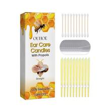 Set de velas para los oídos, limpieza y nutrición suave y cómoda de doble oído con velas de cera de abeja y miel - Ver 9