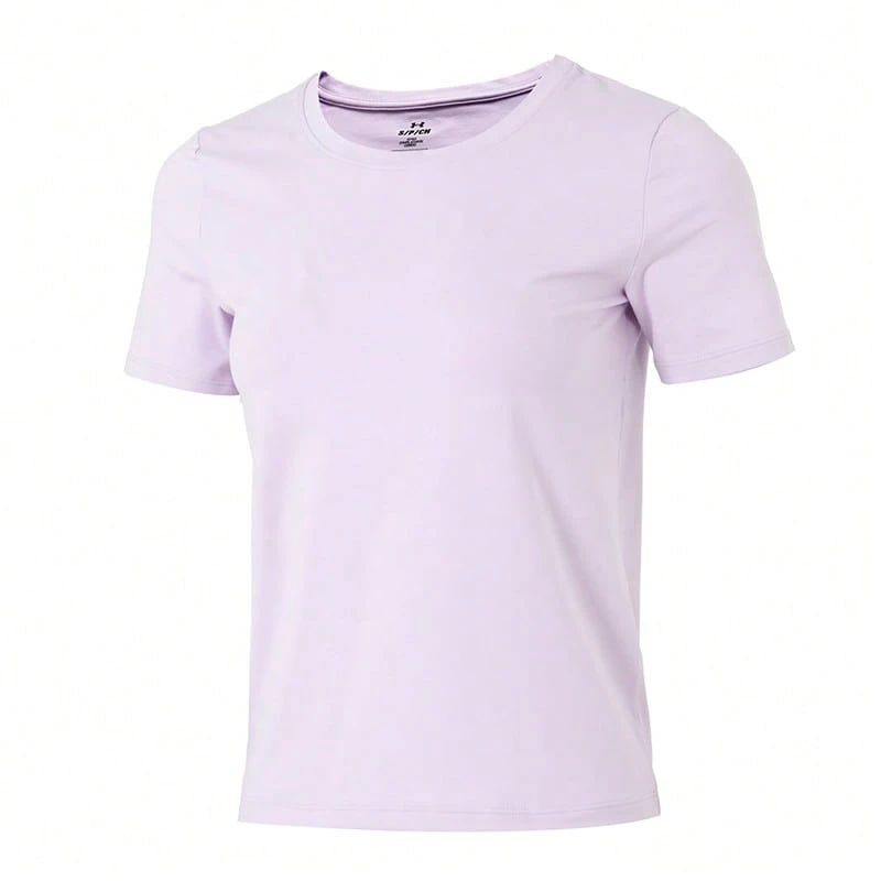 Under Armour Women's Meridian SS Running Fitness Training Slim Fit Short Sleeve T-Shirt 1379155-543 - Purple - View 1